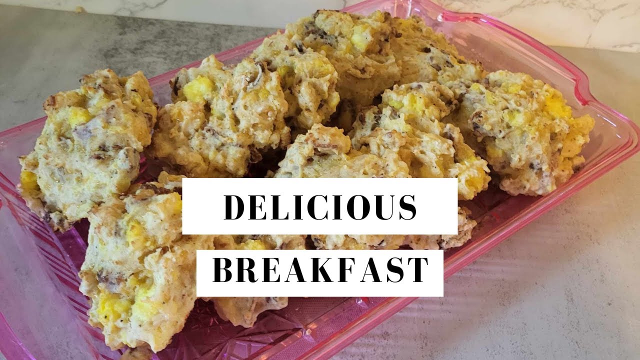 Cheesy Bacon & Egg Breakfast Biscuit Bombs | Disability Friendly Recipe | Easy Egg Breakfast Recipe