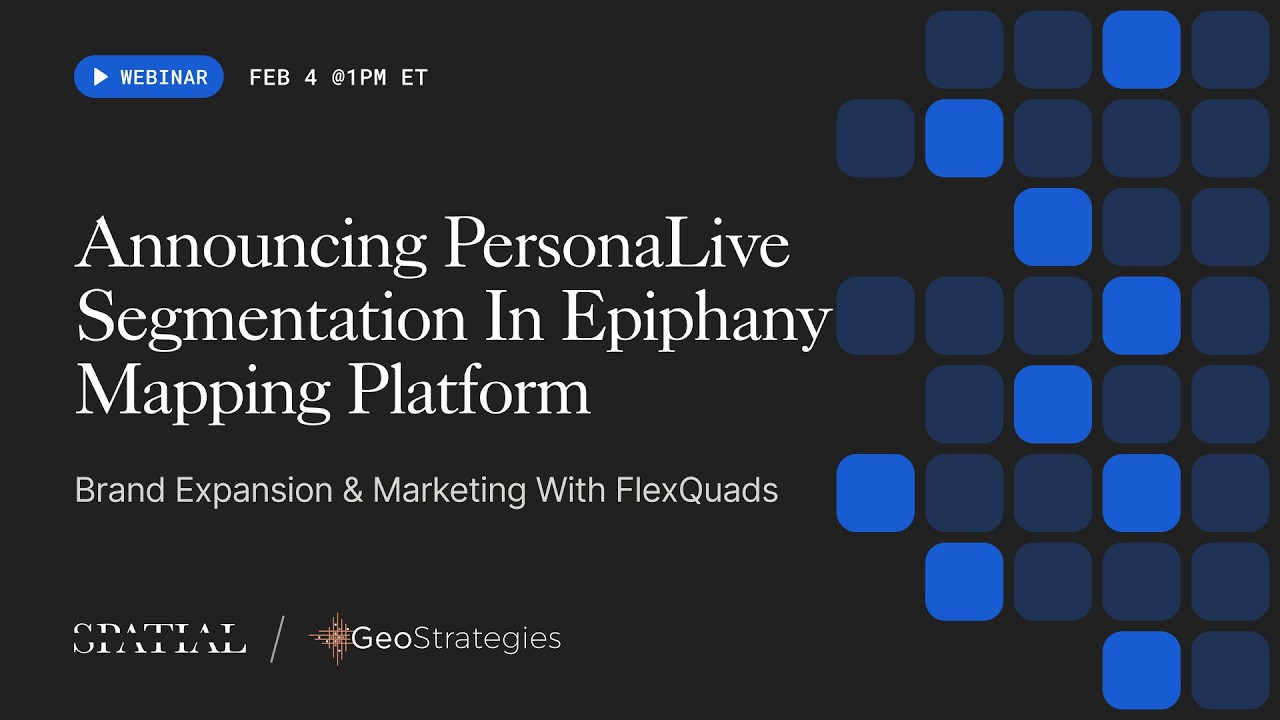 Announcing PersonaLive Segmentation In Epiphany Mapping Platform