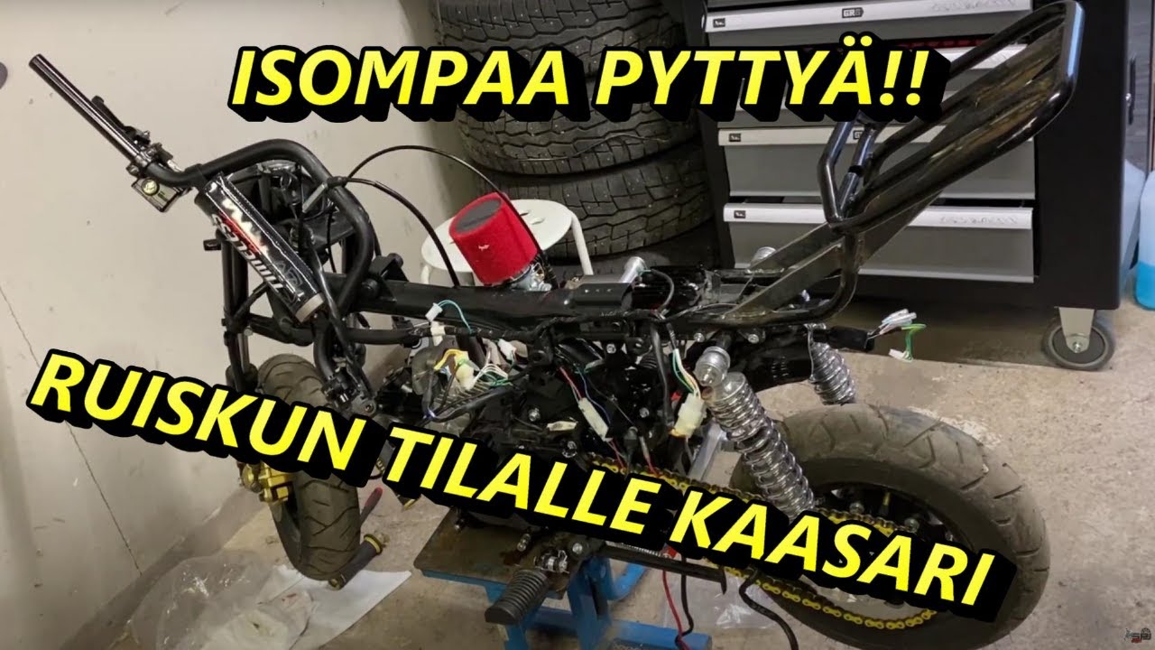 MONKEY PROJEKTI #4  ISOMPAA PYTTYÄ JA RUISKUSTA KAASARIIN