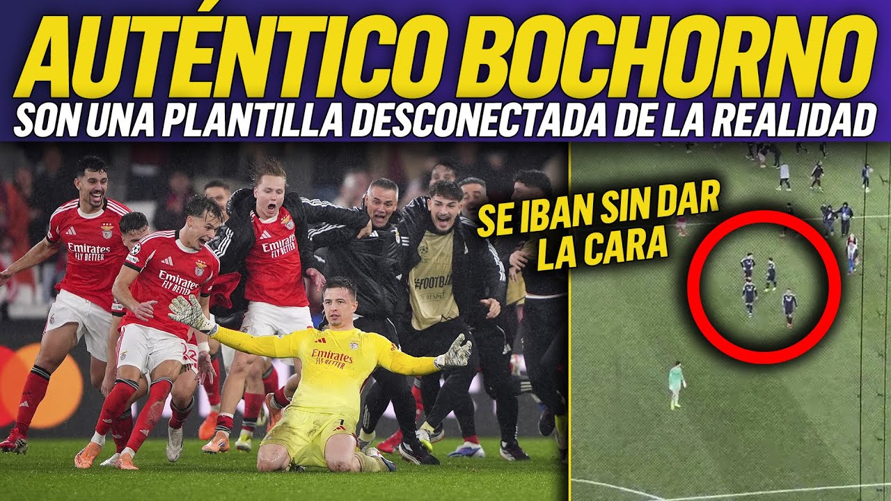 🔥 ACTITUD LAMENTABLE DEL REAL MADRID EN LISBOA, APLASTADOS POR EL BENFICA