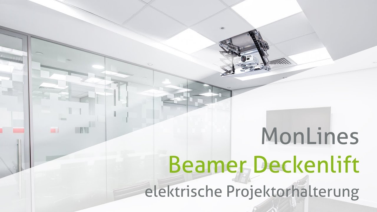 MonLines Beamer Deckenlift Produktvideo