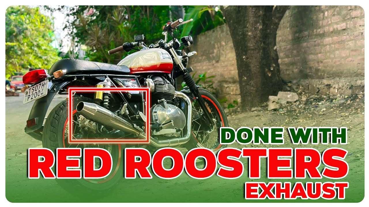 FED UP WITH RED ROOSTER EXHAUST 🔥 | INTERCEPTOR 650 BS6  | TELUGU MOTOVLOG | SRIMANSUNNY