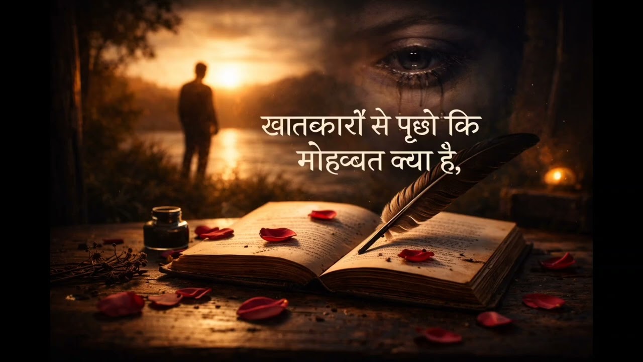 ख़ताकारों से पूछो कि मोहब्बत क्या है 😟 Emotional Shayari Song