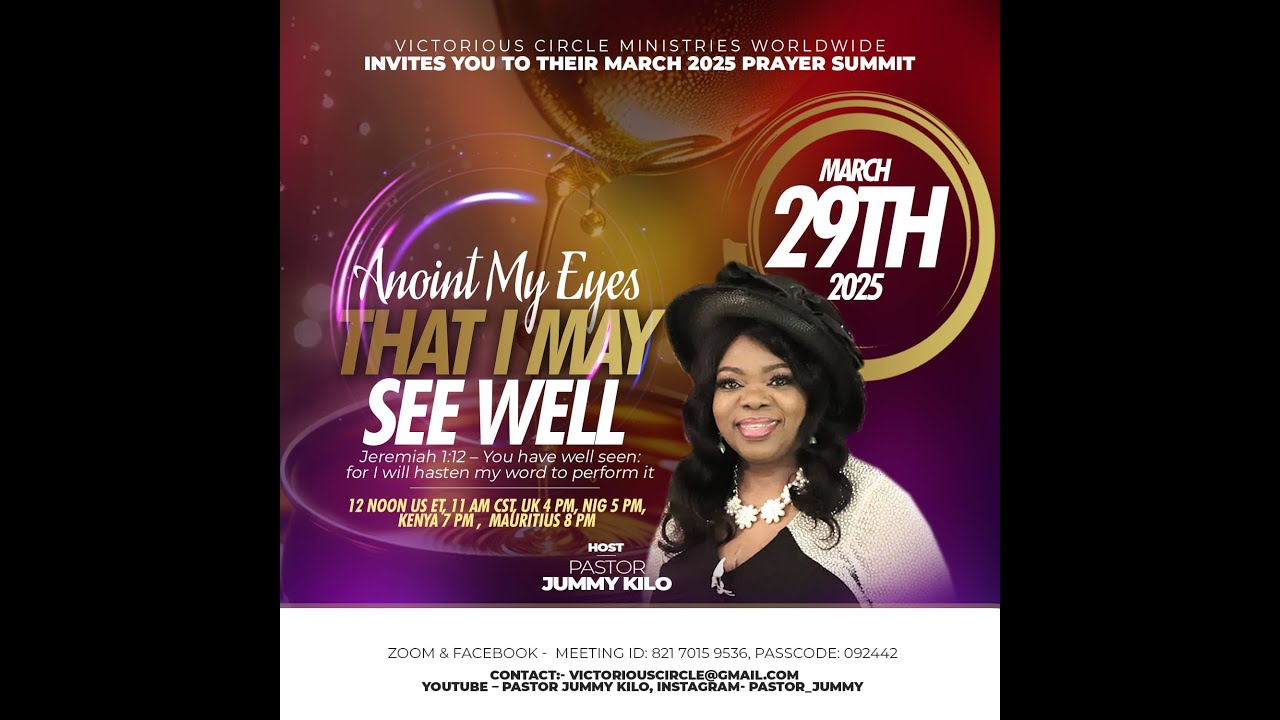 Pastor Jummy Kilo - March 2025 Prayer Summit
