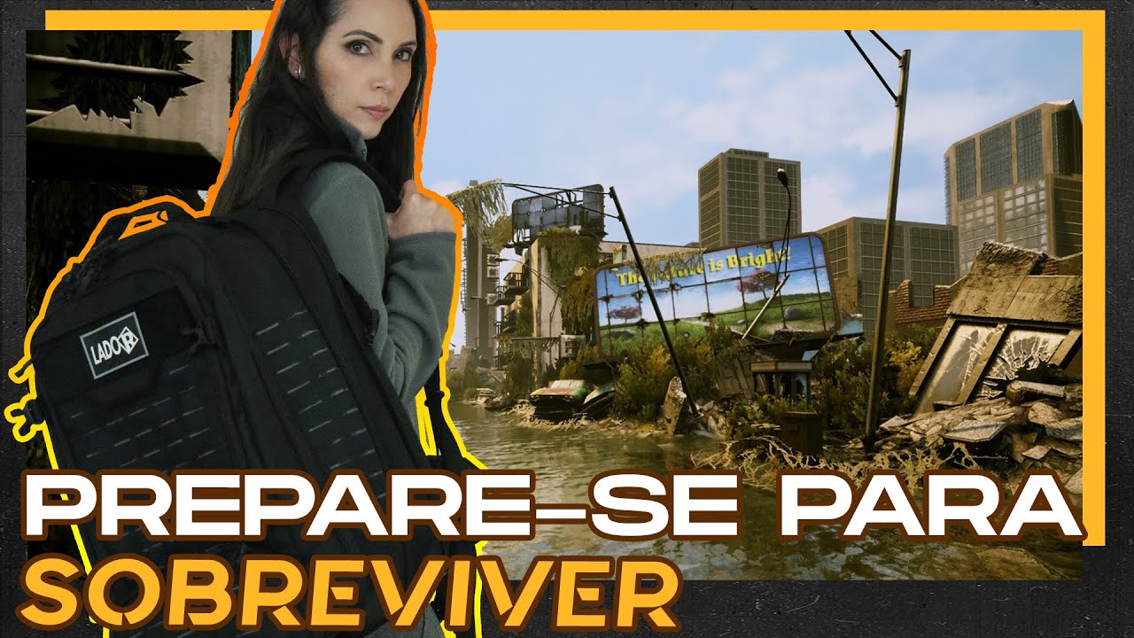 3 ITENS INDISPENSÁVEIS DA MINHA BOB | BUG OUT BAG | LADO R