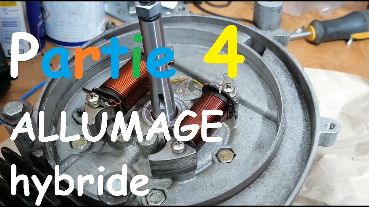 Allumage Transistoris&eacute; Hybride sur la mobylette  PIAGGIO CIAO PARTIE 4