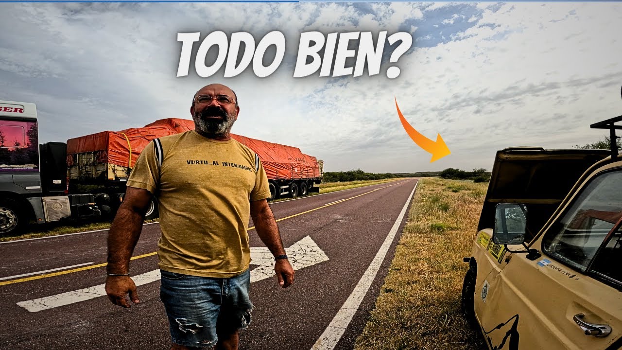 #54 LARGOS CAMINOS para mi renault 4/Llego a La Pamapa/en la COLONIA MENONITA me tratan de...