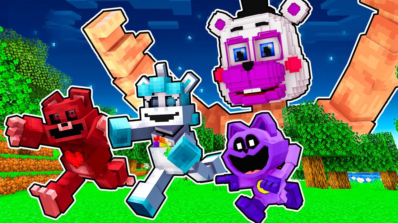 Trolei O CATNAP COM O ANIMATRONIC SURPRESA! ( SMILING CRITTERS CARTOON ) POPPY PLAYTIME