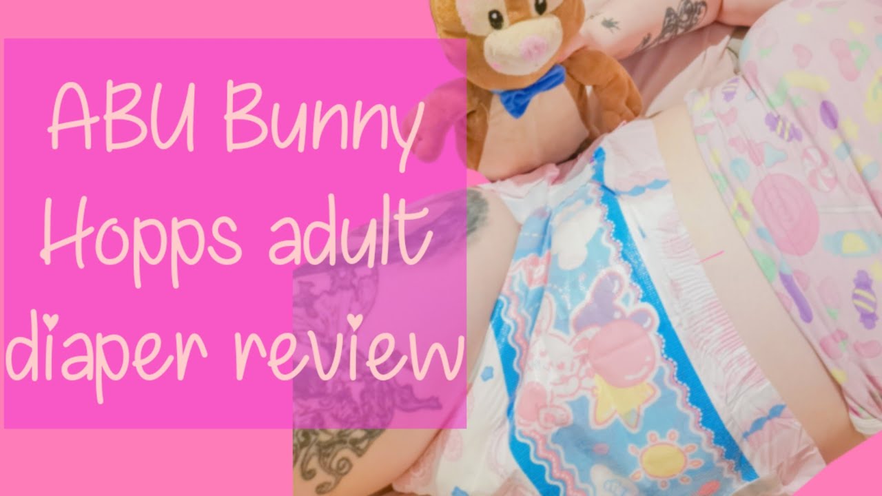 ABU Bunny Hopps four tape adult diaper review - ABDL DDLG