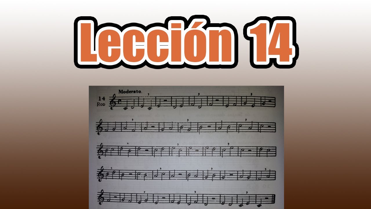 Lección 14 - Solfeo de los Solfeos