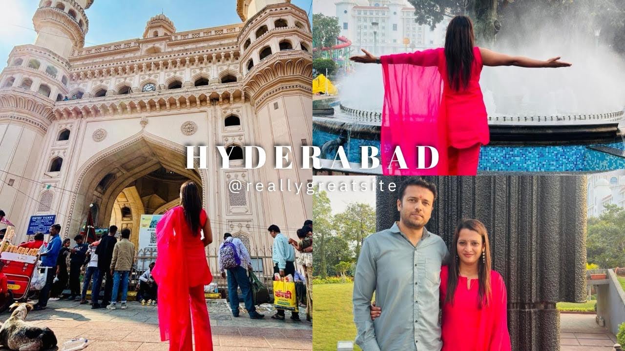 Pune to Hyderabad #travelvlog #viral #trending #hyderabad #food #blogger #charminar #placestovisit 