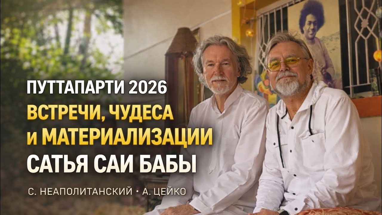 Индия 2026.Путтапарти.С.Неаполетанский.А.Цейко.О Встречах,Чудесах,Материализациях.Сатья Саи Баба