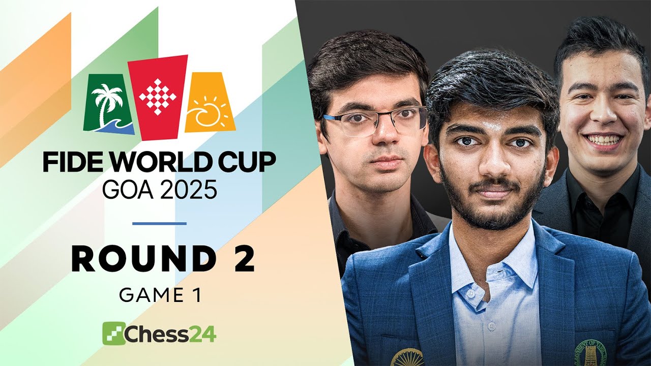 FIDE World Cup 2025: Heavy Hitters Gukesh, Nodirbek, Arjun & Co Enter The Field!! Rd 2 Game 1