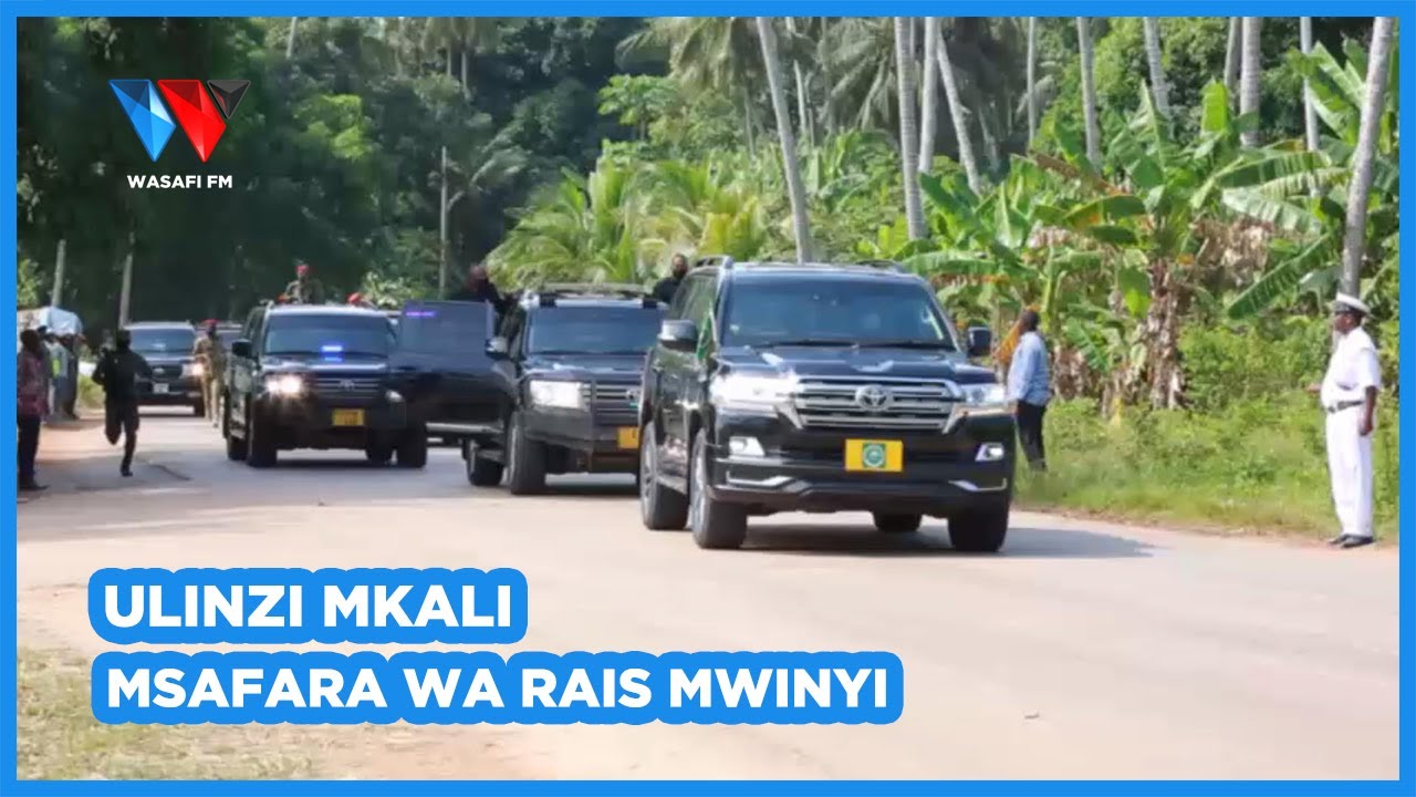 USIPIME! ULINZI MKALI wa RAIS MWINYI AKIWASILI Kwenye UZINDUZI wa KITUO Cha AFYA...