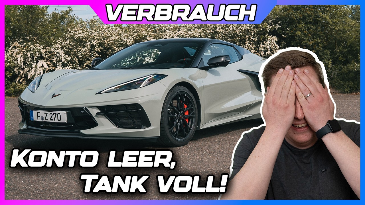 2025 Chevrolet Corvette C8 (482PS, 6 2 V8) | SO viel verbraucht sie WIRKLICH!