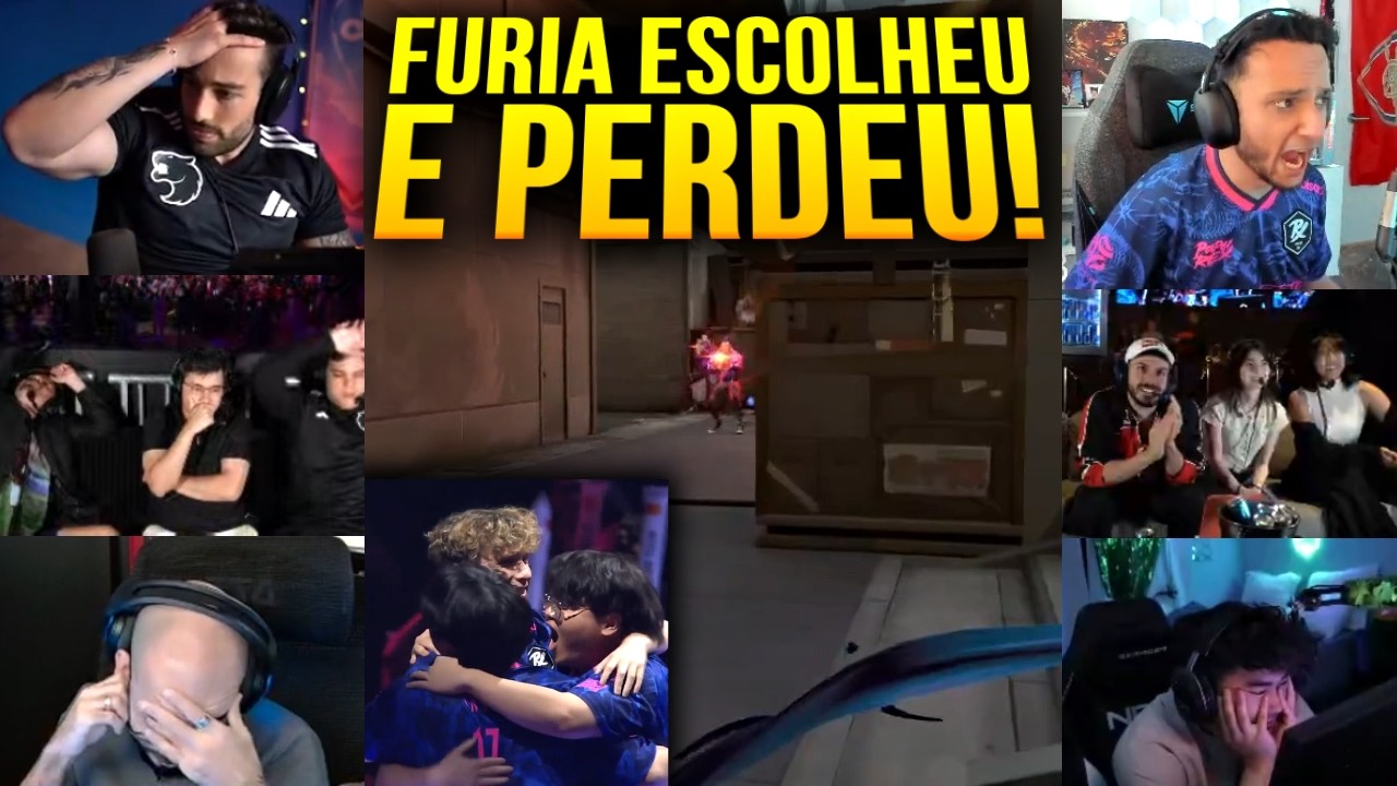 REAÇÃO DO MUNDO VENDO A FURIA PERDENDO PRA PAPER REX DEPOIS DO SHAW TER FARPADO ELES!