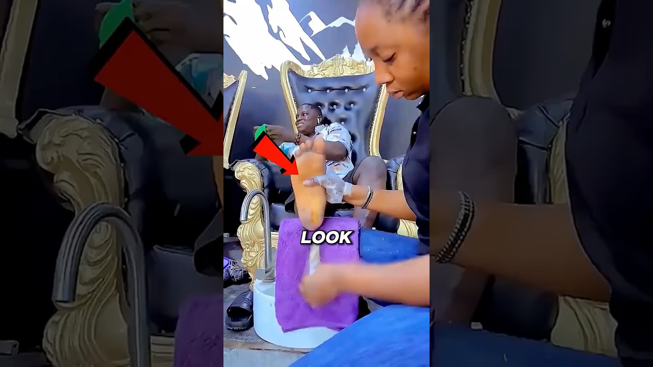 The World's Most PAINFUL Pedicure to Become King! 🤯#pedicure