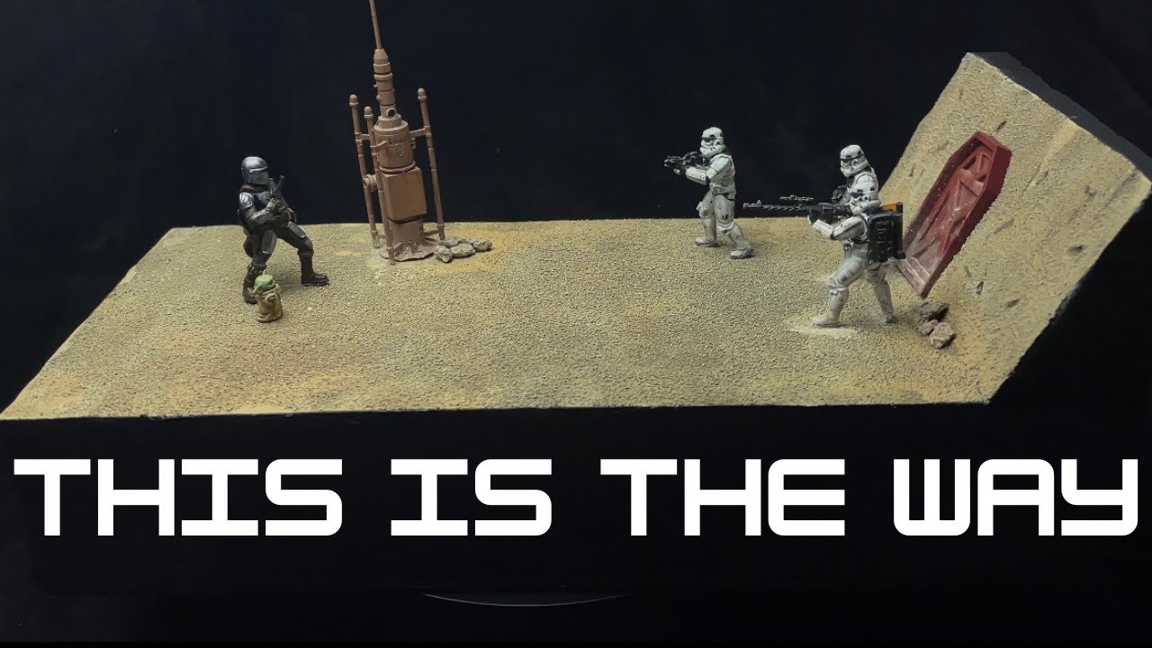 How to Make Your Own Mandalorian Diorama!
