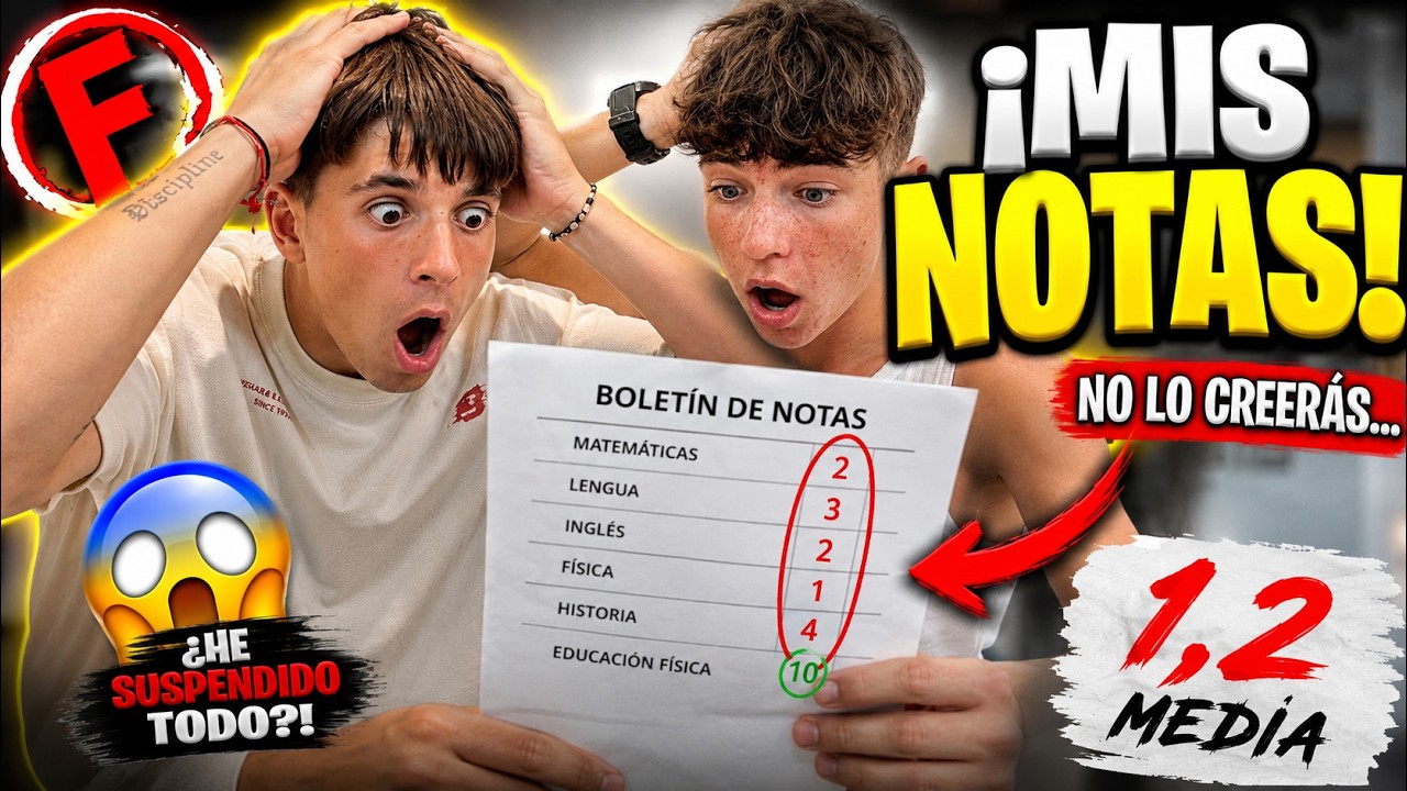 😰VI MIS NOTAS...Y ACAB&Oacute; MUY MAL 😨