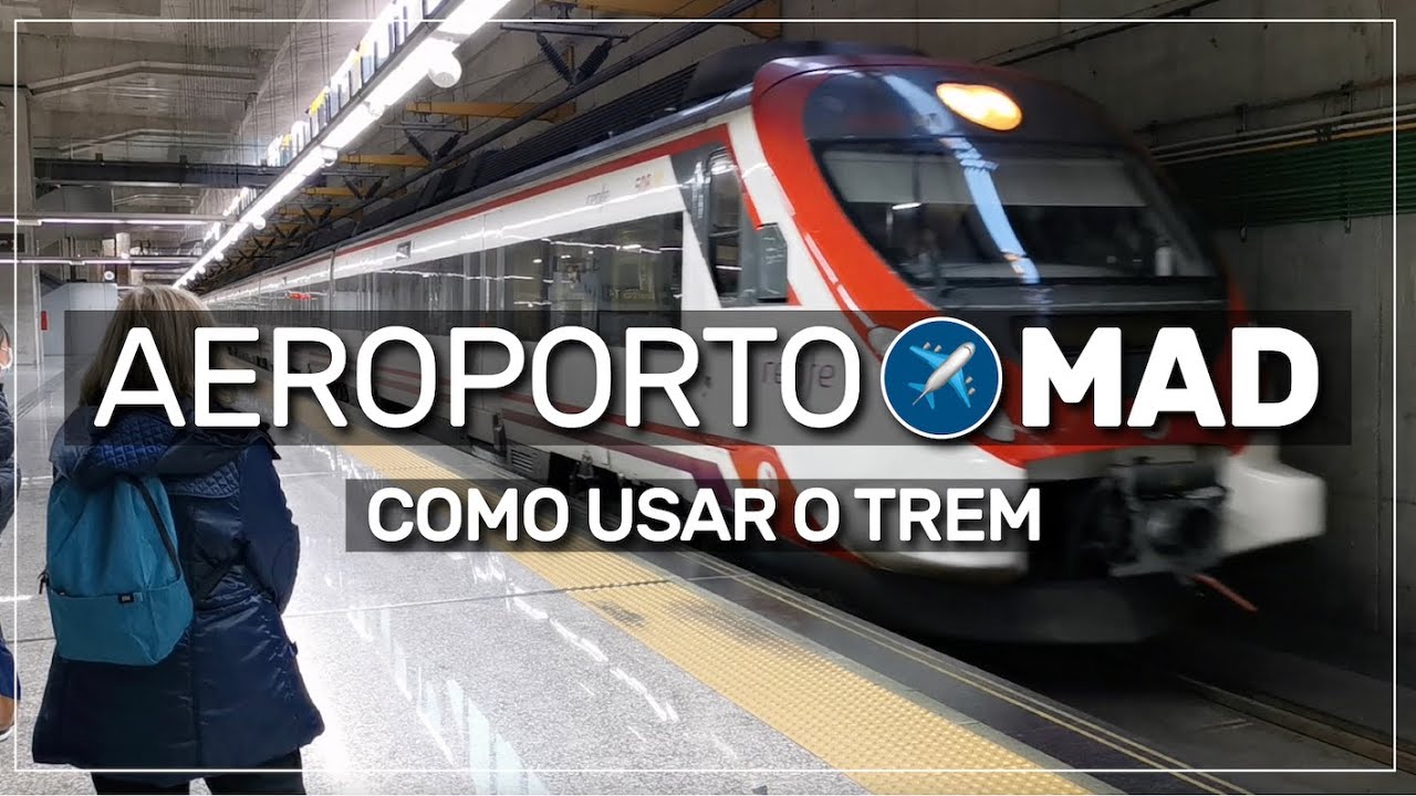 🚆 o TREM do aeroporto de MADRI | paso a passo #168