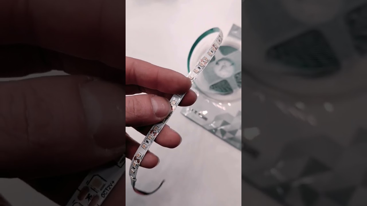 Czy taśmę LED można ciąć ? Jak ciąć taśmę LED? Gdzie ciąć taśmy LED #shorts