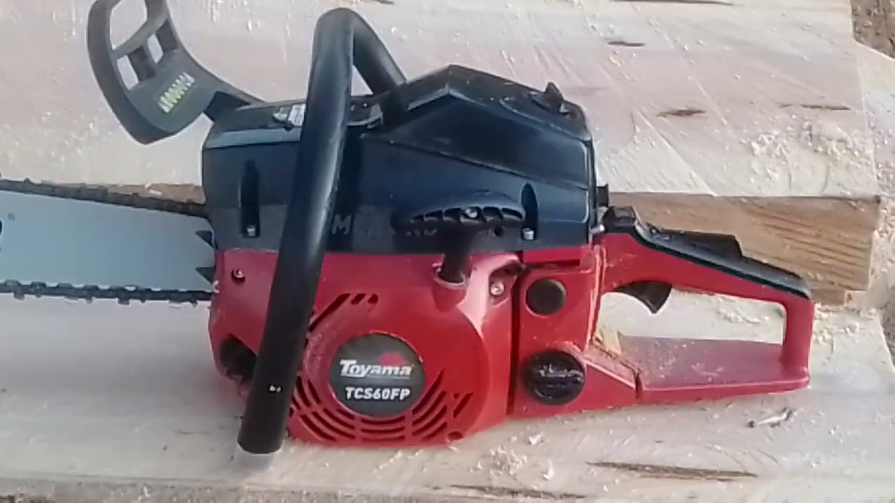Demonstração motosserra Toyama tcs60fp x Tekna cs62xs