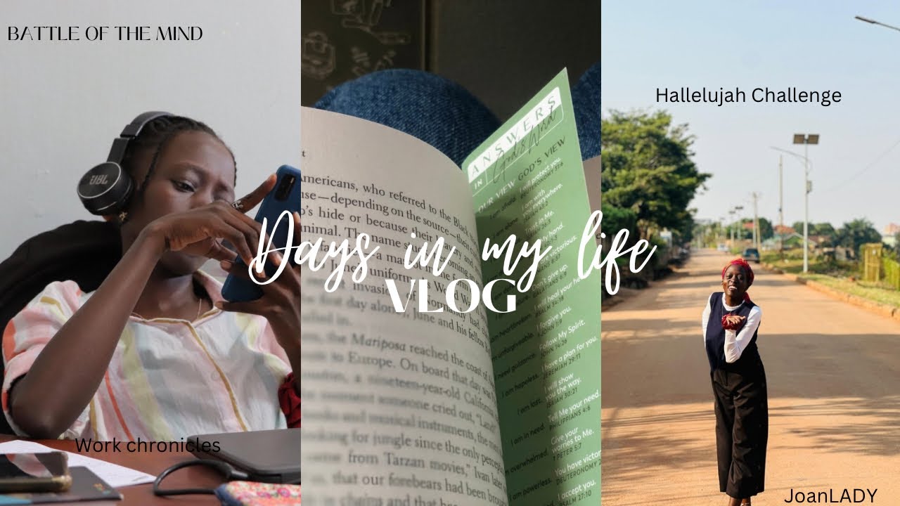 DAYS IN MY LIFE: Work, cramps, mind battles—also, #HallelujahChallenge is a few days away-excited🥳