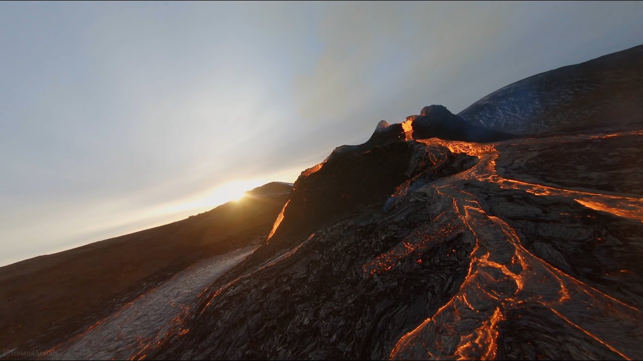 A Day In the Life of An Icelandic Volcano | CINEMATIC FPV