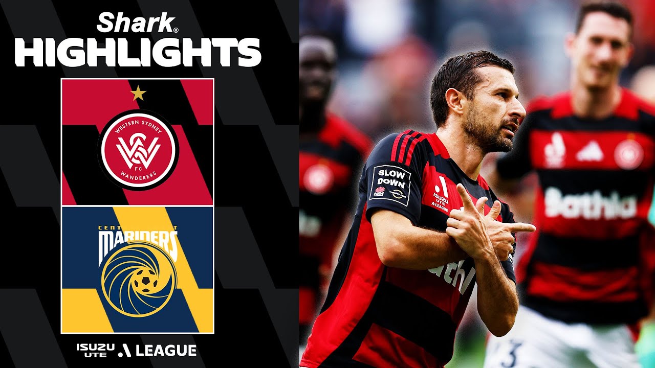 Western Sydney v Central Coast | SHARK HIGHLIGHTS | Isuzu UTE A-League 2025-26 | Round 05