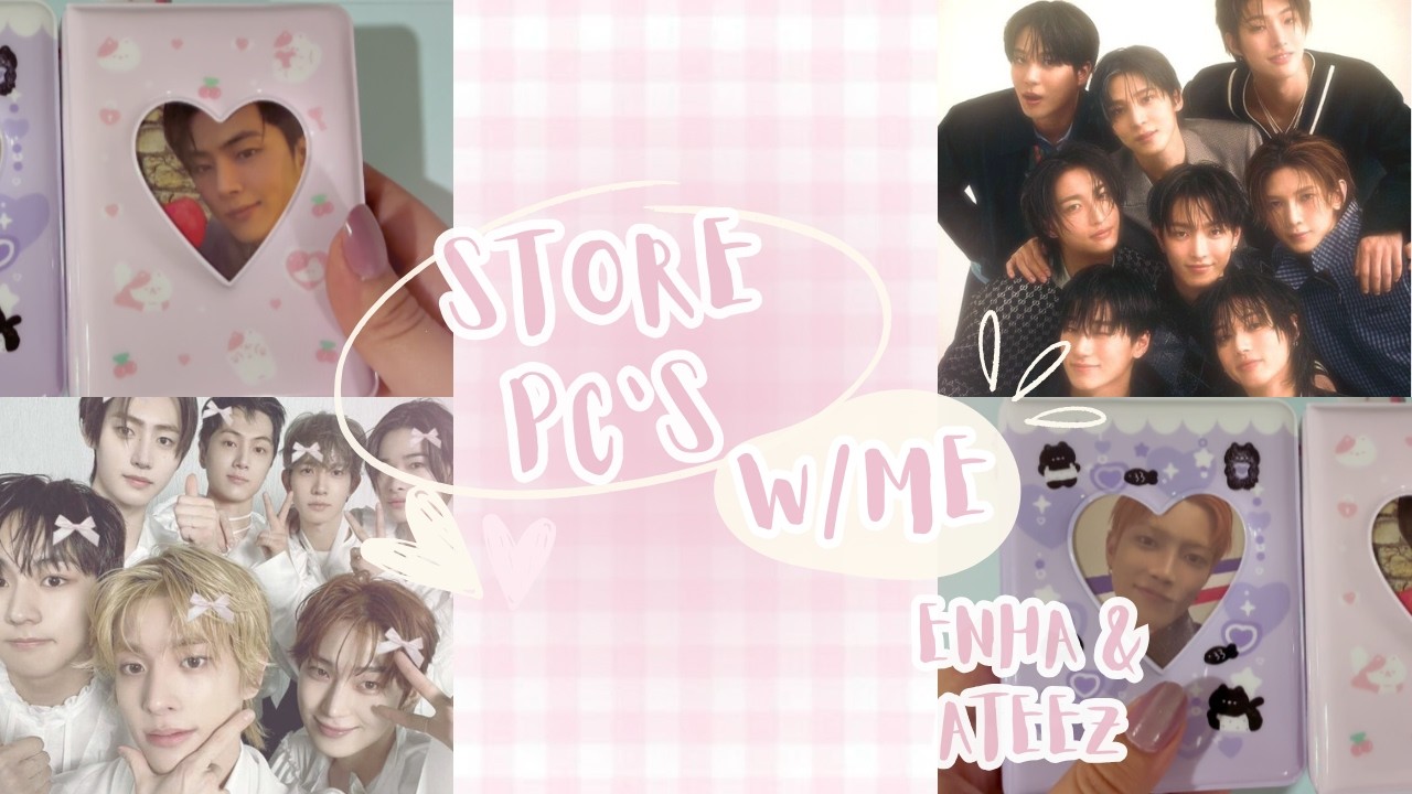 ˖𓍢ִ໋❀ Store Photocards with me! (Enhypen & Ateez)❀˚˖𓍢ִ໋.✦ ݁˖