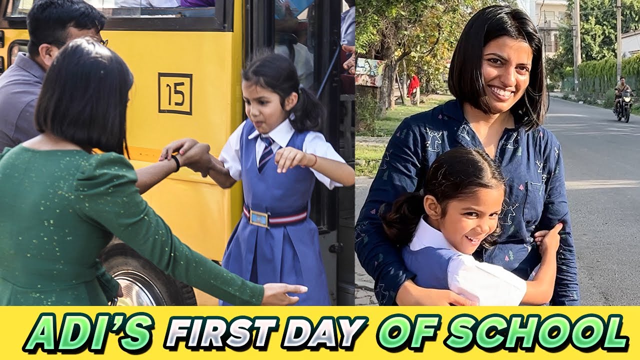Adi's First day of School | Keshari Family Connection Vlog