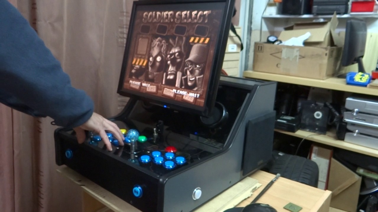 Arcade rotating screen