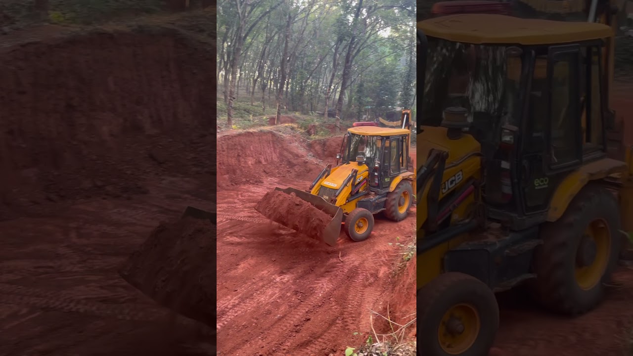 JCB 3DX Loading soil into truck #jcb #excavator #kerala #india #kerala
