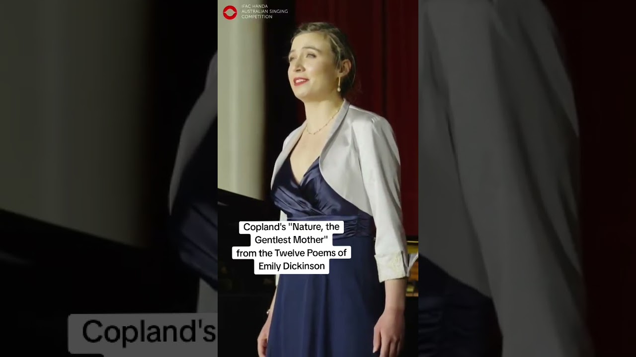 25 year old soprano performs Twelve Poems of Emily Dickinson  #opera #operasoprano #operasingerlife