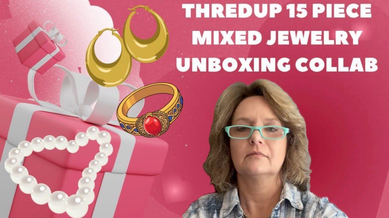 Valentines Thred Up 15 Piece Jewelry Unboxing Collab