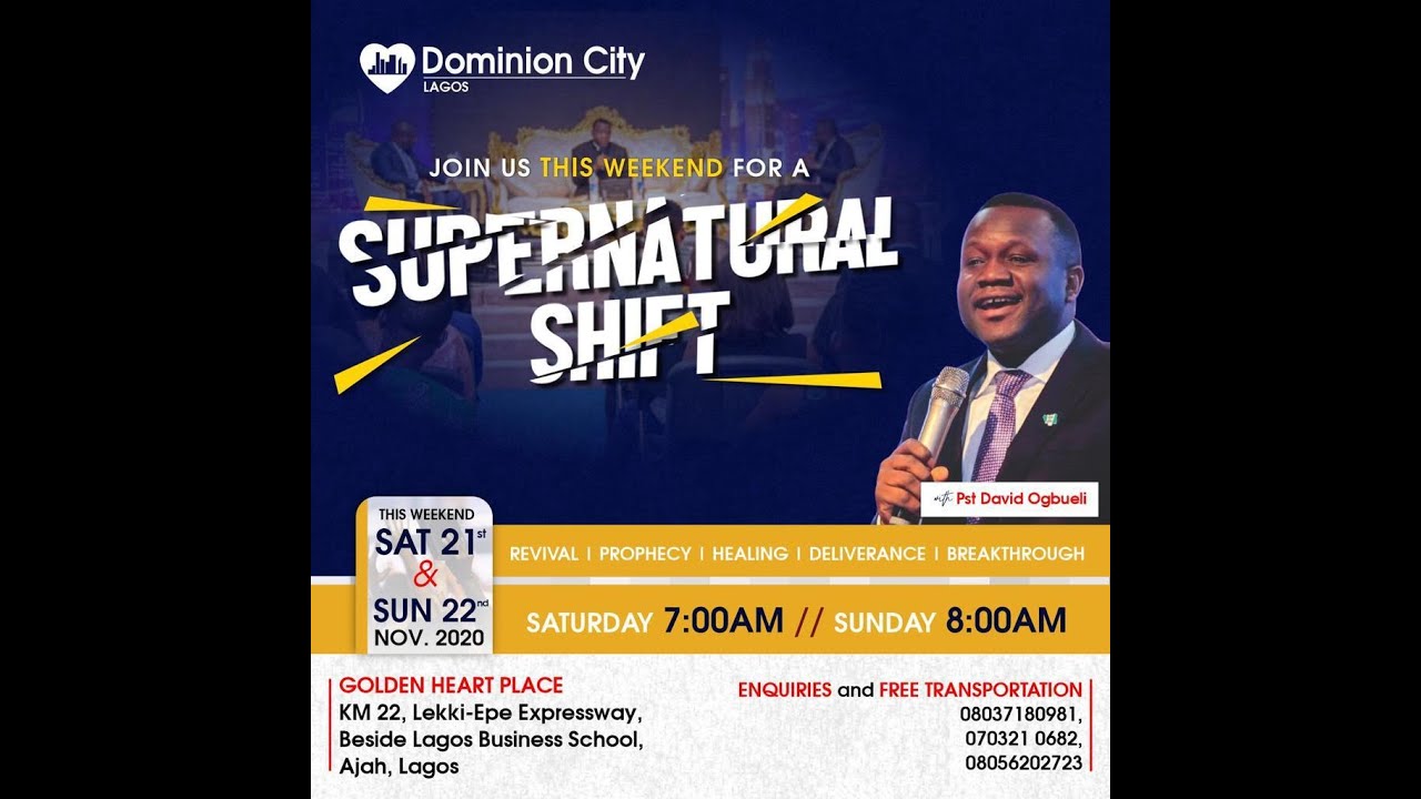 Sunday Service | 22nd November| DC Enugu HQ Live Stream