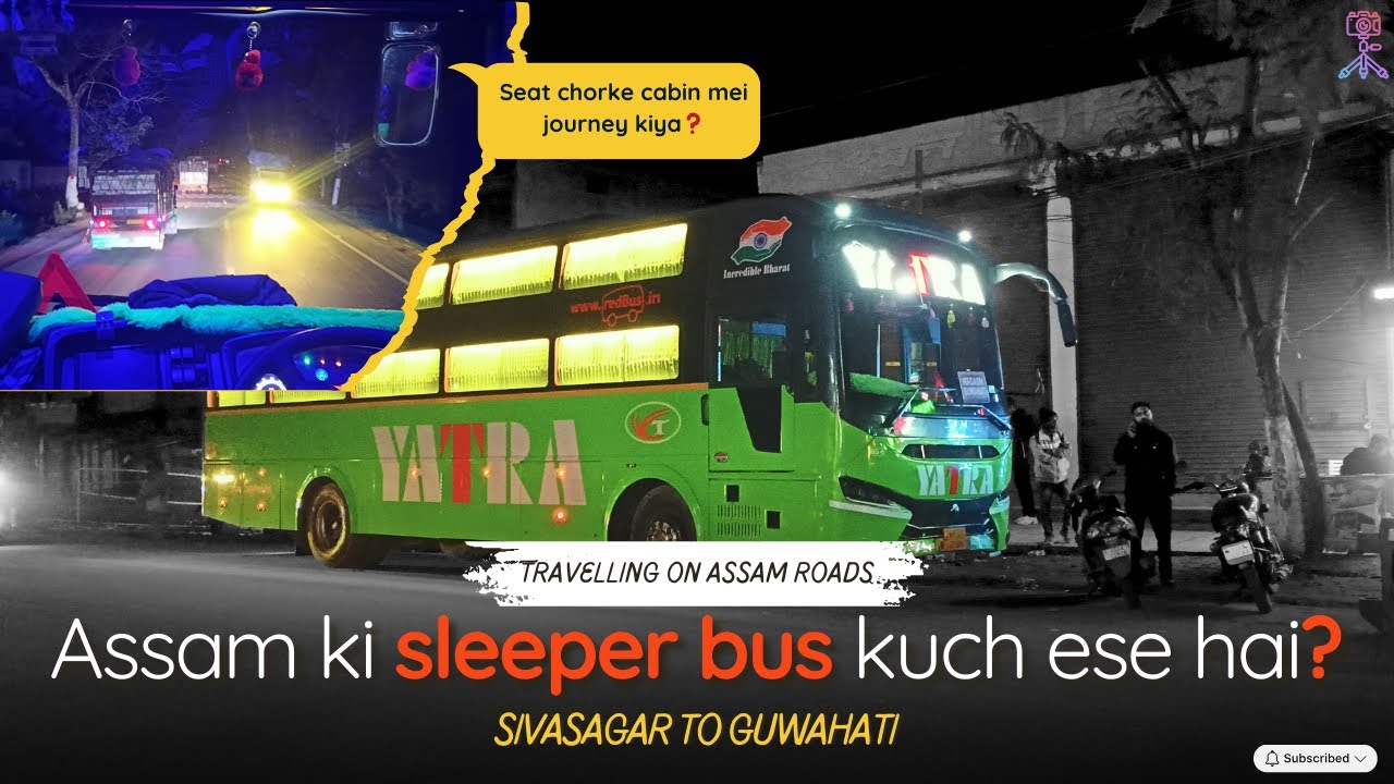 My INSANE Experience on a Bus from Sivasagar to Guwahati😲. #busesofassam #vlog