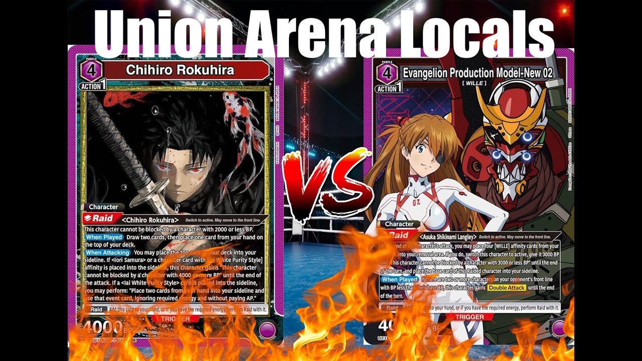 Double Infinity Union Arena Locals Round 1 - Iai White Purity Style vs WILLE