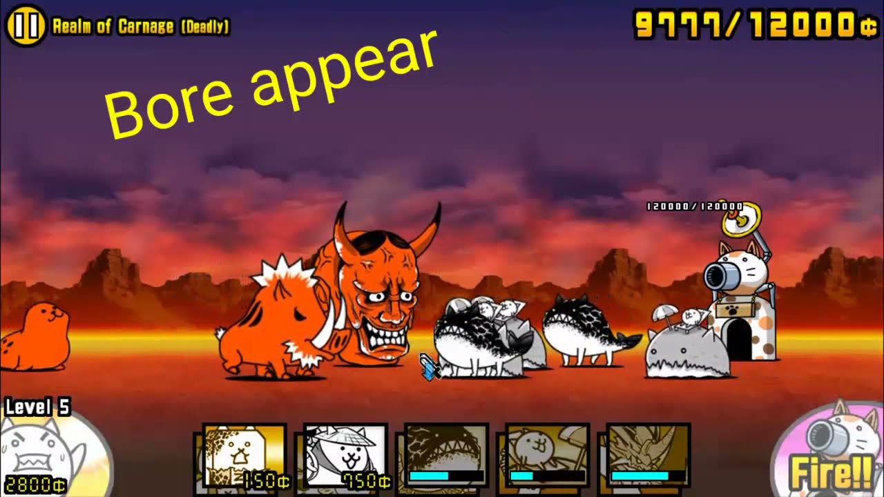 The Battle Cats - Realm of Carnage (Shy Boyใส่หน้ากากยักษ์)