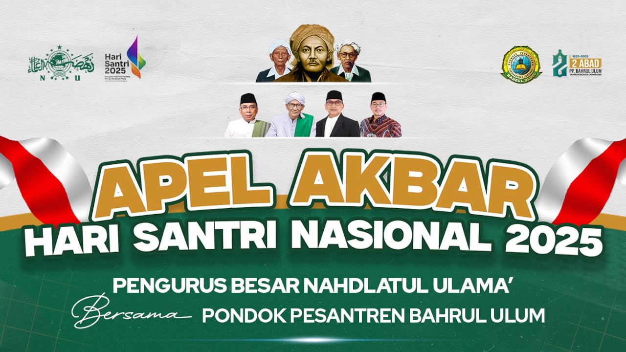 🔴 (LIVE) Apel Hari Santri 2025