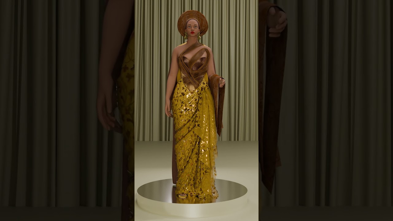 Created and rendered on clo3d and blender #fashion #clo3d #blender