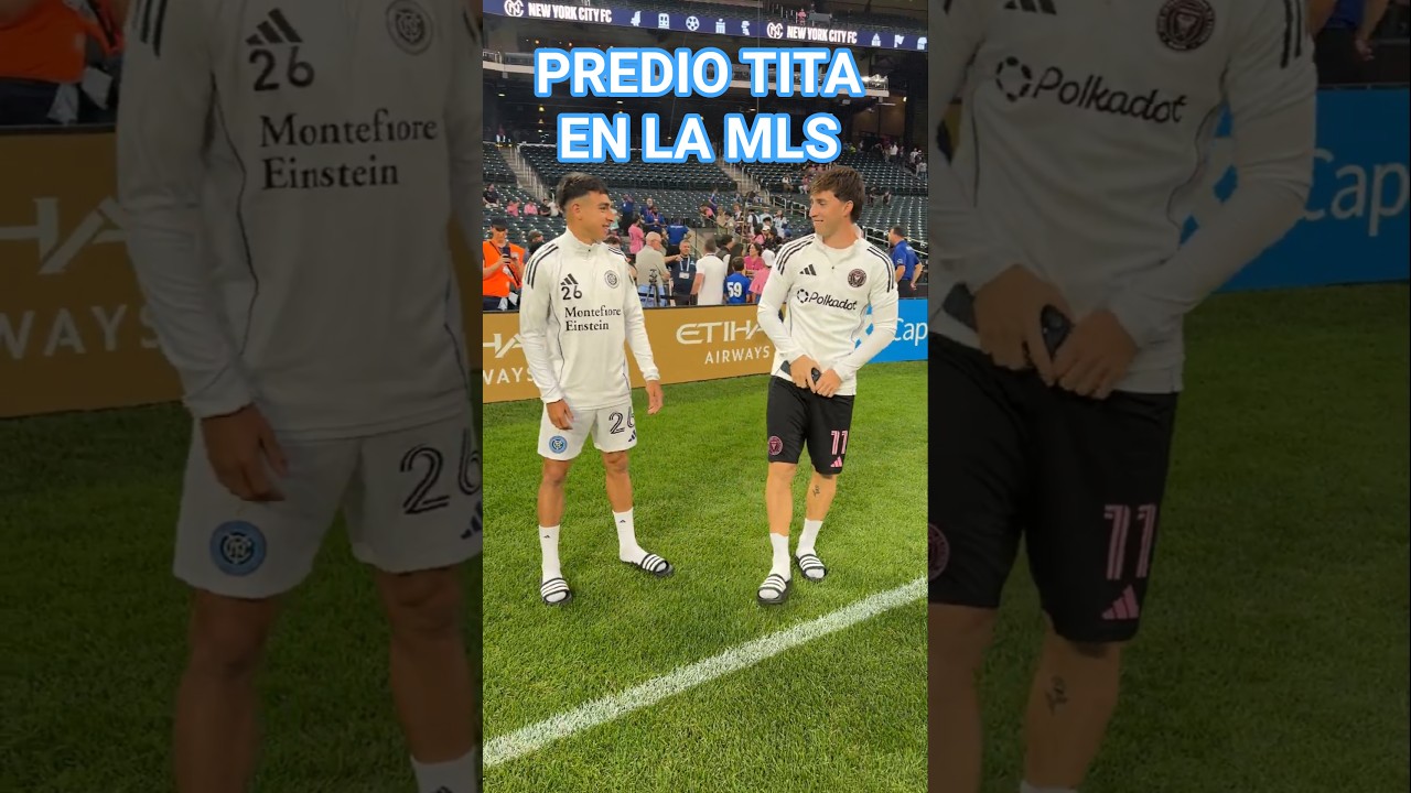 Trapito Ojeda junto a Baltasar Rodr&iacute;guez en el duelo que tuvieron Inter Miami y New York City.