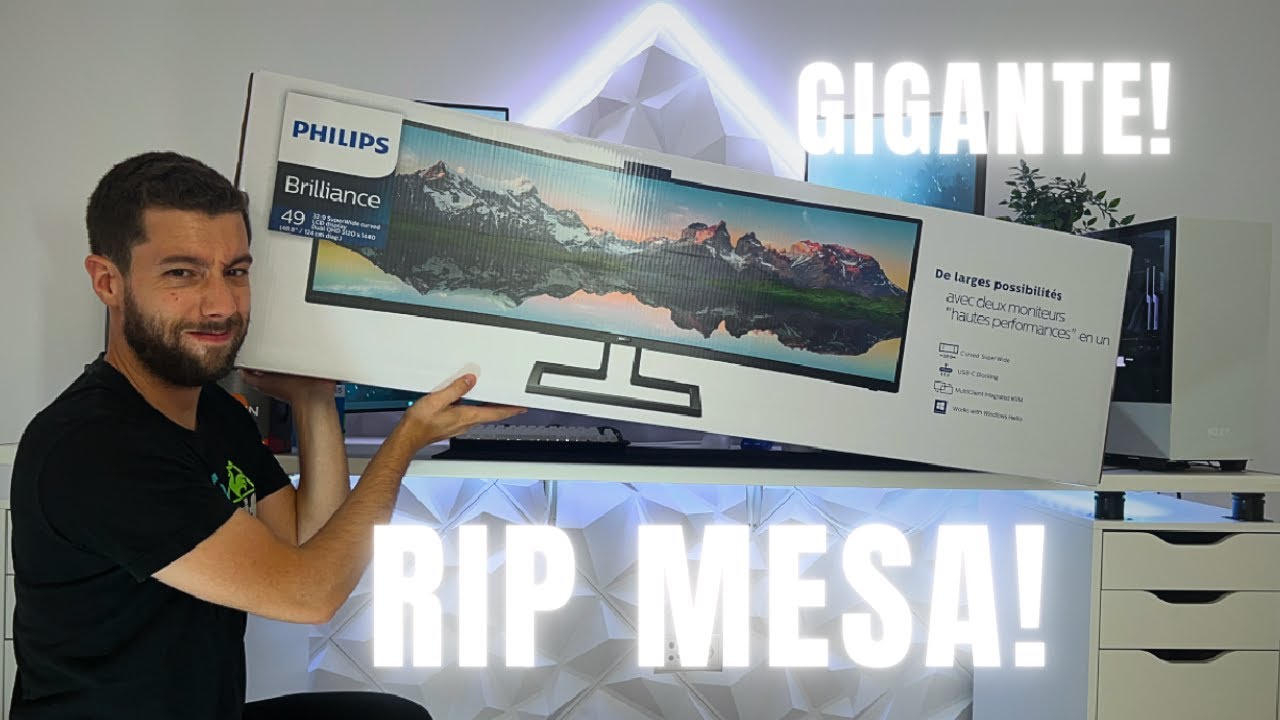 Este MONITOR quase PARTIU A MESA! Philips 499P9H
