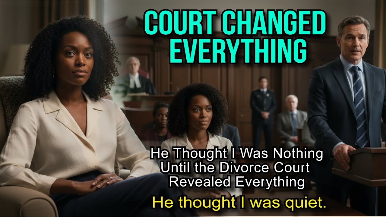 He Thought I Was Nothing — Until the Divorce Court Revealed Everything