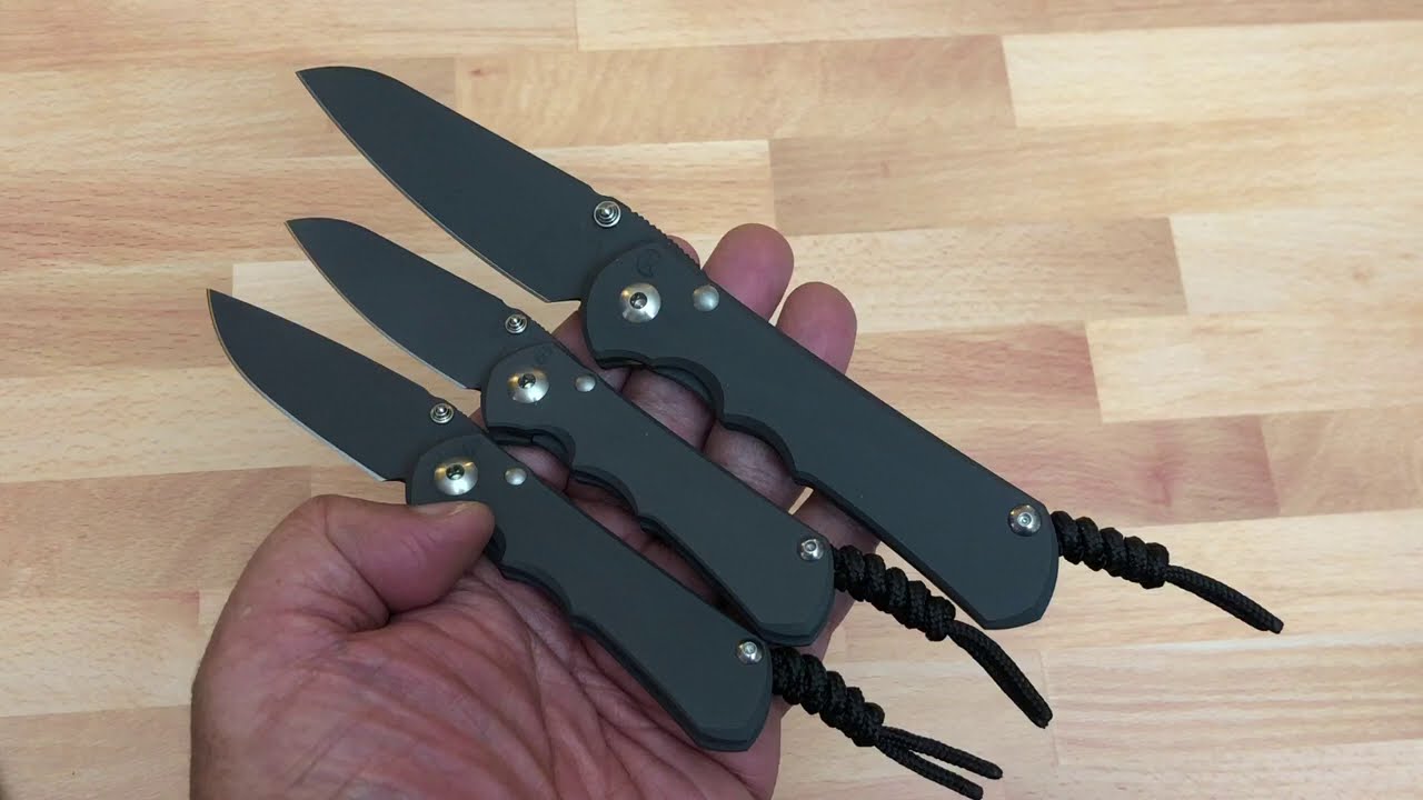 Exclusive Chris Reeve Inkosi Blacked Out!  Small and Large Inkosi!  New!