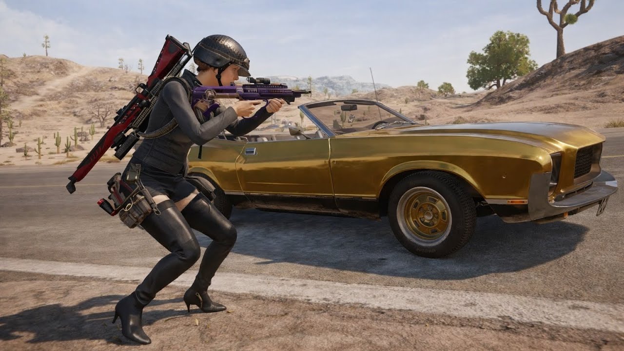 PUBG PC : UNREAL MIRAMAR TOP-1 IN HEELS – SOLO TPP GAMEPLAY! (No Commentary)