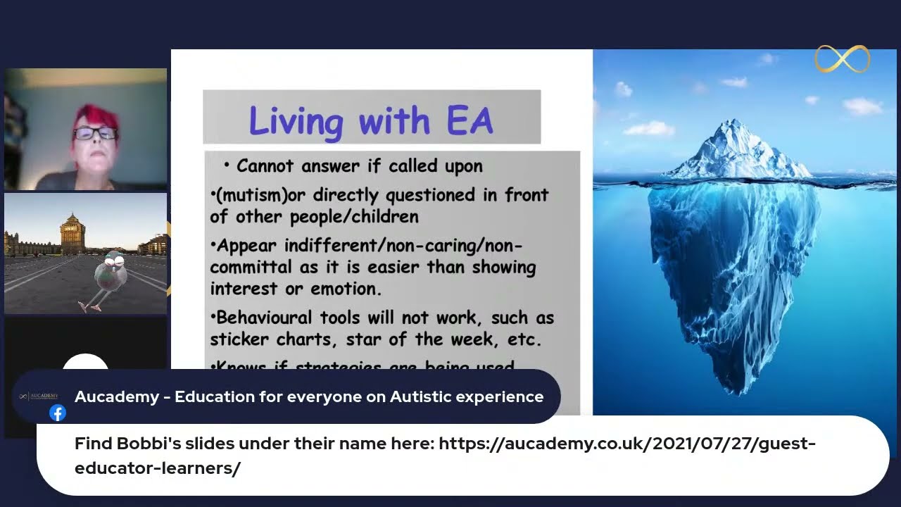 Autistic exposure anxiety: Bobbi educates Aucademy