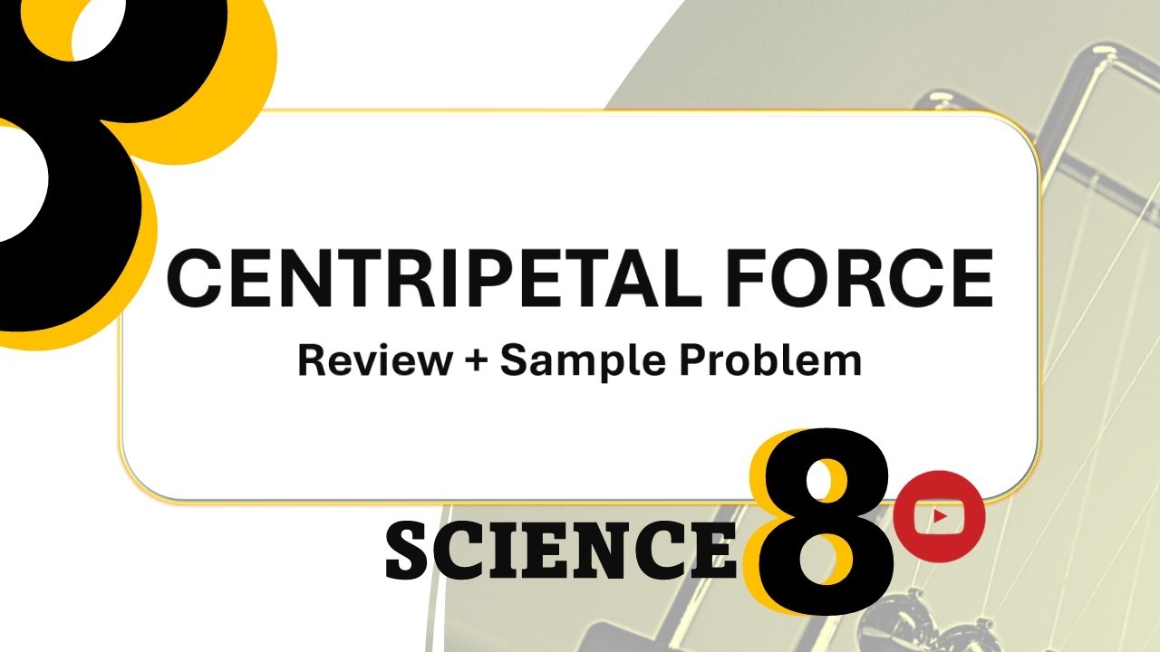Introduction to Centripetal Force with Sample Problem (continuation)