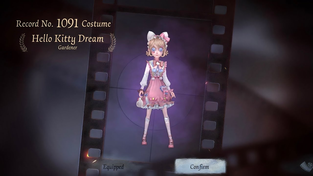 Identity V | A-Tier Costume with SOUND EFFECTS & CUTE?! | Gardener’s Hello Kitty Crossover Gameplay