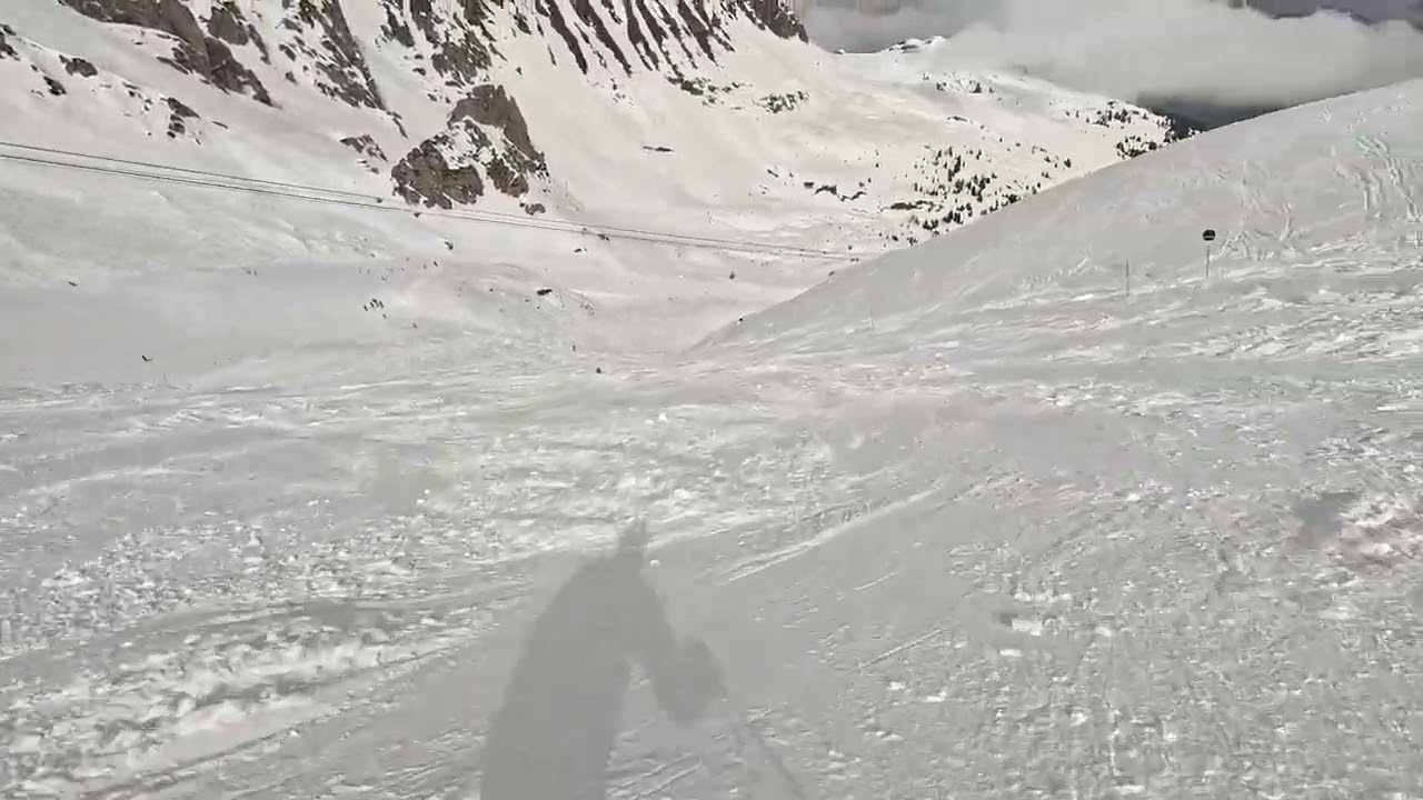 Courchevel, Pylones et Saulire, 14 mars 2025